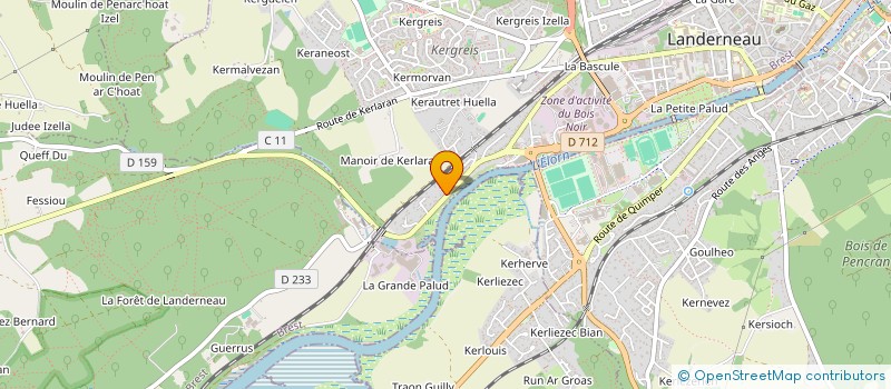 localisation de l'entreprise OLES  LANDERNEAU