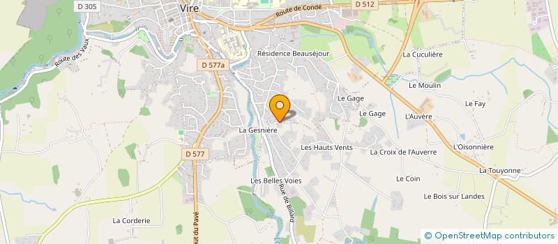 localisation de l'entreprise OLES DIET  VIRE NORMANDIE