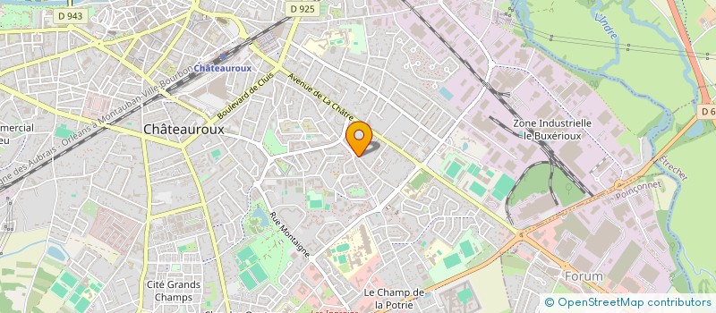 localisation de l'entreprise OLESTIS à CHATEAUROUX