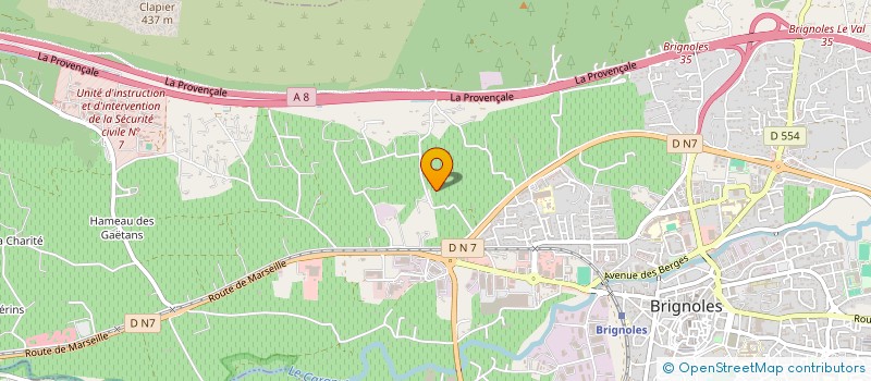 localisation de l'entreprise OLETI  BRIGNOLES