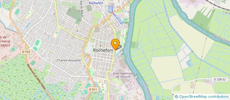 localisation de l'entreprise OLETTE-DUMEAU  ROCHEFORT