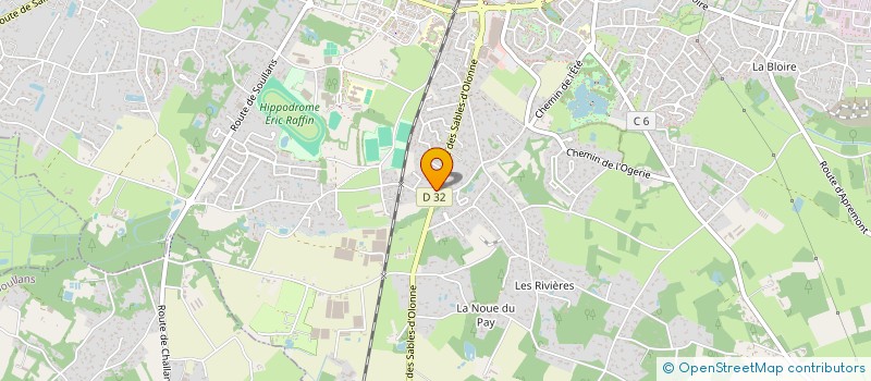 localisation de l'entreprise OLF à CHALLANS