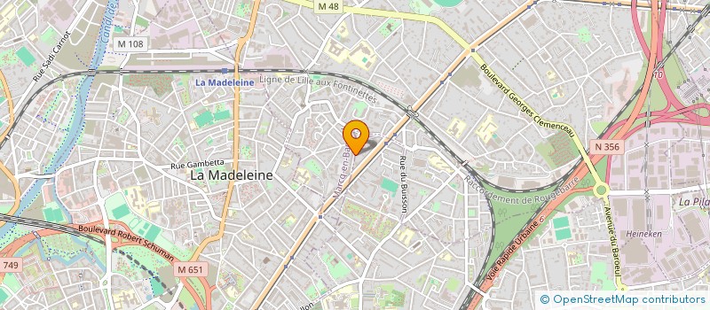 localisation de l'entreprise OLF LOUIS XIV à LILLE