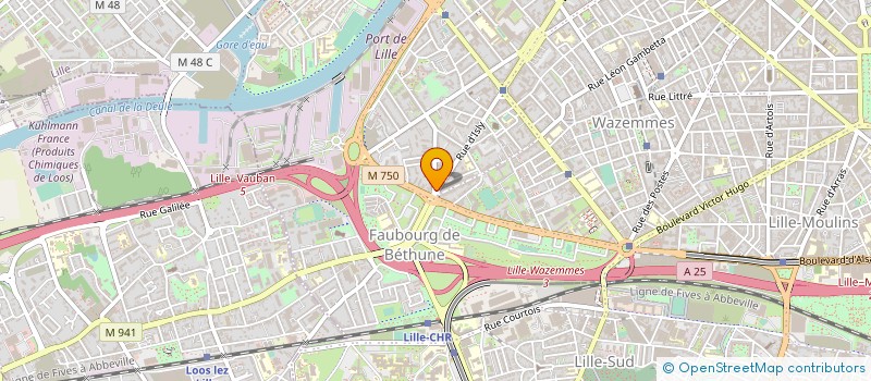localisation de l'entreprise OLF TACQ à LILLE