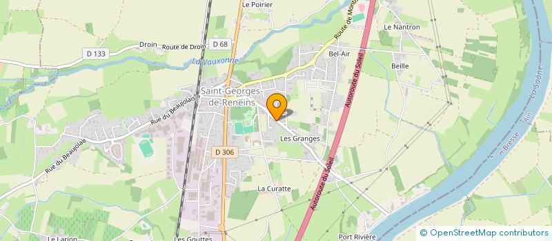 localisation de l'entreprise OLFA à SAINT-GEORGES-DE-RENEINS