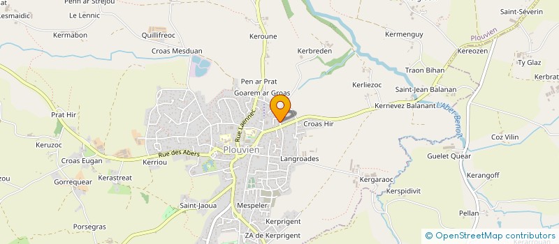 localisation de l'entreprise OLFA  PLOUVIEN