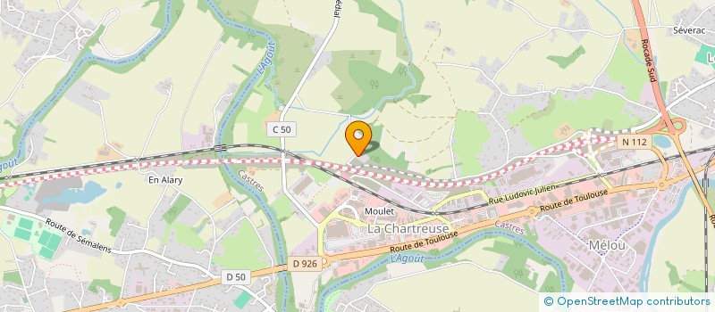 localisation de l'entreprise OLFA  CASTRES