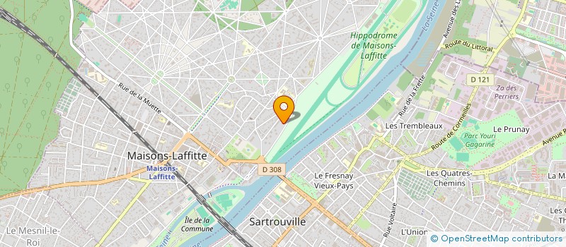 localisation de l'entreprise OLFA EUROPE CONSTRUCTION à MAISONS-LAFFITTE
