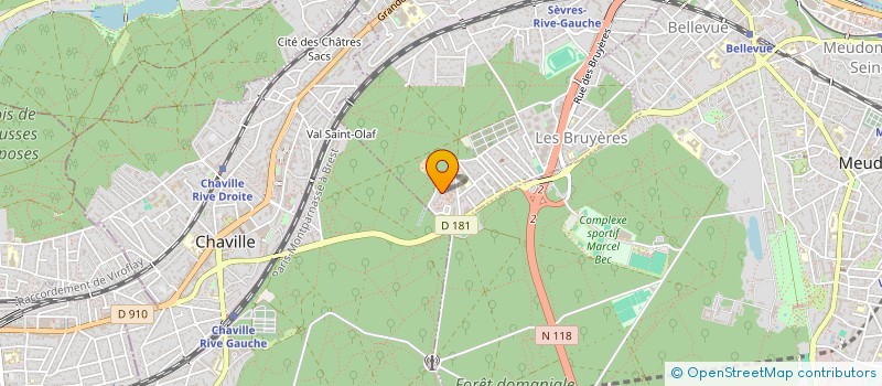 localisation de l'entreprise OLFA-MHO à SEVRES
