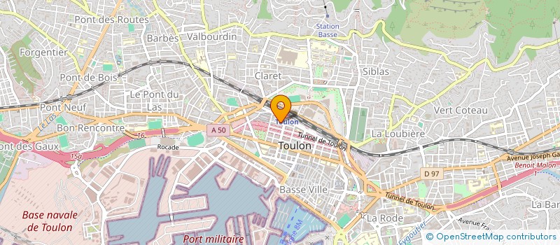 localisation de l'entreprise OLFA NETTOYAGE  TOULON