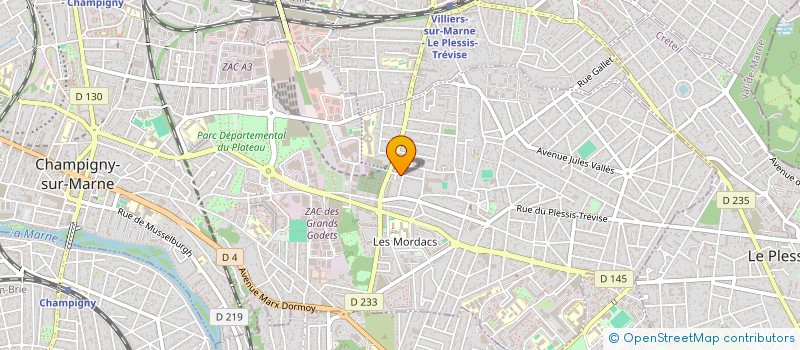 localisation de l'entreprise OLFACTO CONSEIL  CHAMPIGNY-SUR-MARNE