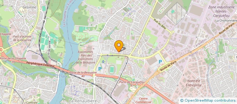 localisation de l'entreprise OLFAJE  NANTES