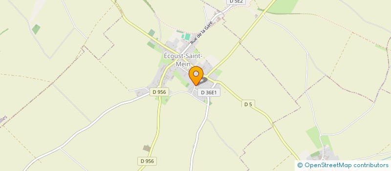 localisation de l'entreprise OLFAMA  ECOUST-SAINT-MEIN