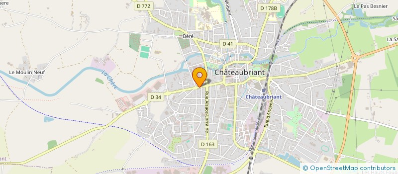 localisation de l'entreprise OLFEE à CHATEAUBRIANT