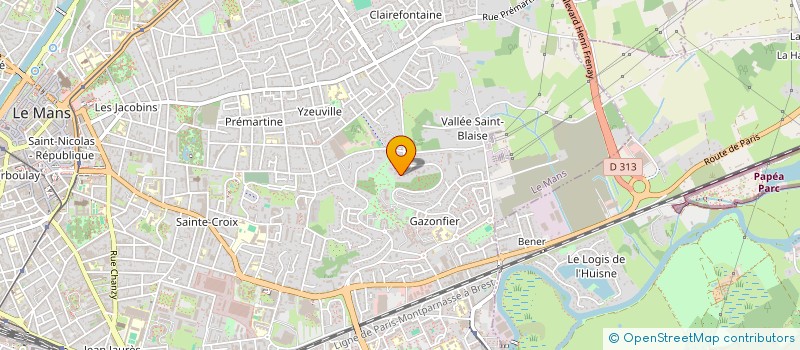 localisation de l'entreprise OLFI à LE MANS