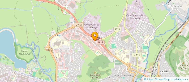 localisation de l'entreprise OLFP  VESOUL