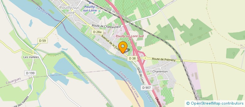 localisation de l'entreprise OLG à POUILLY-SUR-LOIRE