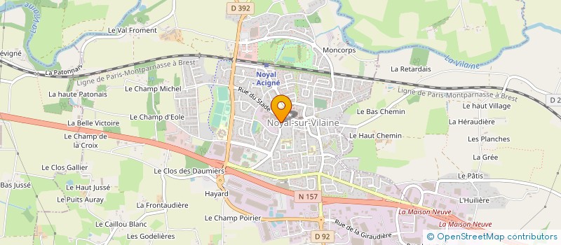 localisation de l'entreprise OLGA  NOYAL-SUR-VILAINE