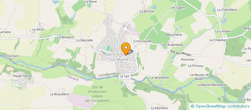 localisation de l'entreprise OLGA à SEVREMOINE