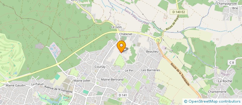 localisation de l'entreprise OLGA  SAINT-PALAIS-SUR-MER