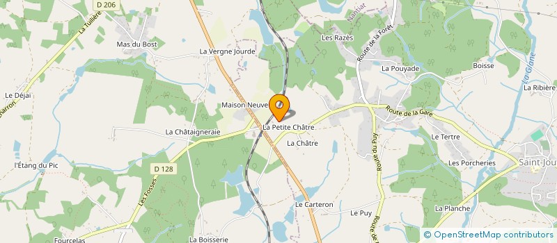 localisation de l'entreprise OLGA à SAINT-JOUVENT