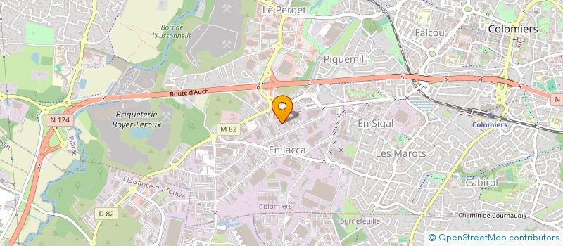 localisation de l'entreprise OLGA à COLOMIERS