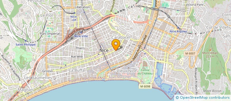 localisation de l'entreprise OLGA FAMILY OFFICE à NICE