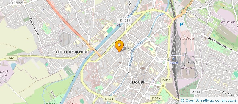 localisation de l'entreprise OLGA RECORDS à DOUAI