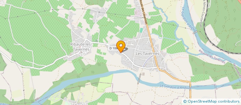 localisation de l'entreprise OLGALEX  RIBAUTE-LES-TAVERNES