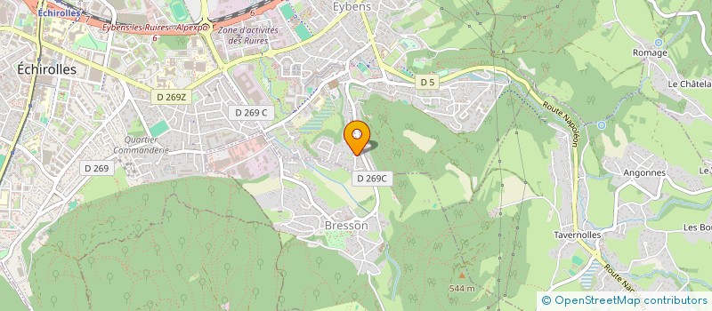 localisation de l'entreprise OLGIMO à EYBENS