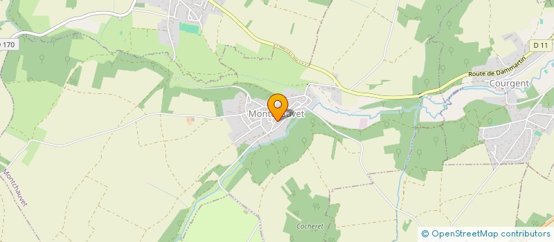 localisation de l'entreprise OLGO  MONTCHAUVET