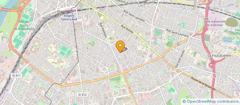 localisation de l'entreprise OLGUD à ANGERS