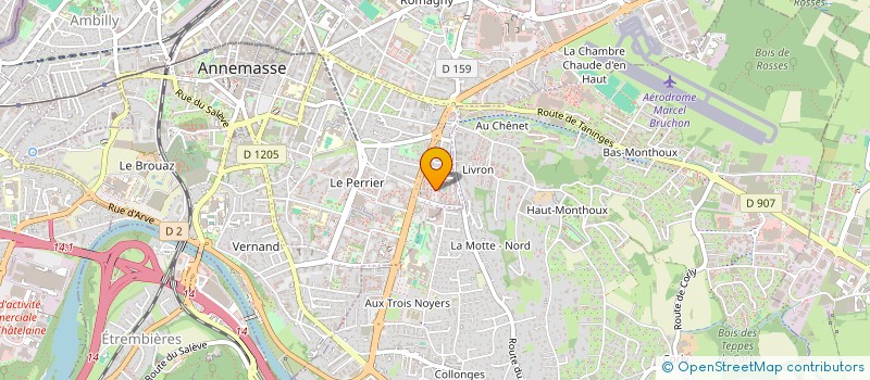 localisation de l'entreprise OLGUN à ANNEMASSE