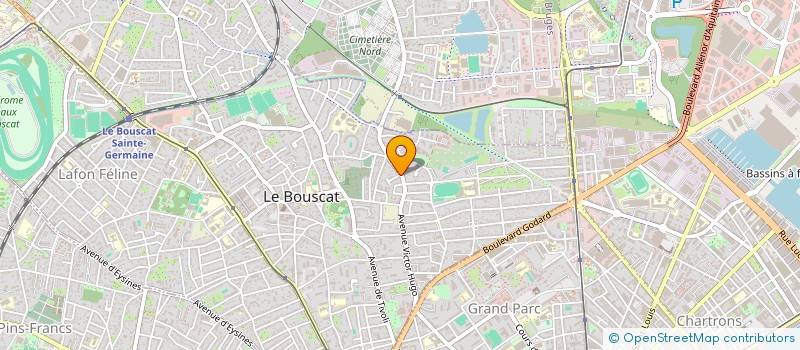 localisation de l'entreprise OLH  LE BOUSCAT