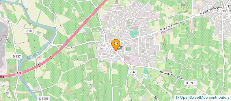 localisation de l'entreprise OLHADIEGO  FLORENSAC