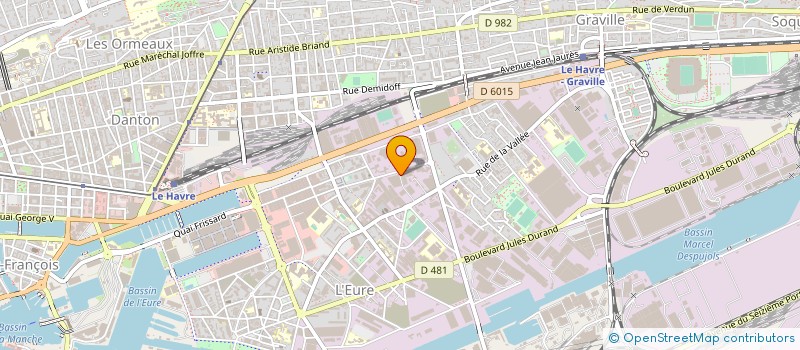 localisation de l'entreprise OLHEOL INVESTISSEMENTS  LE HAVRE