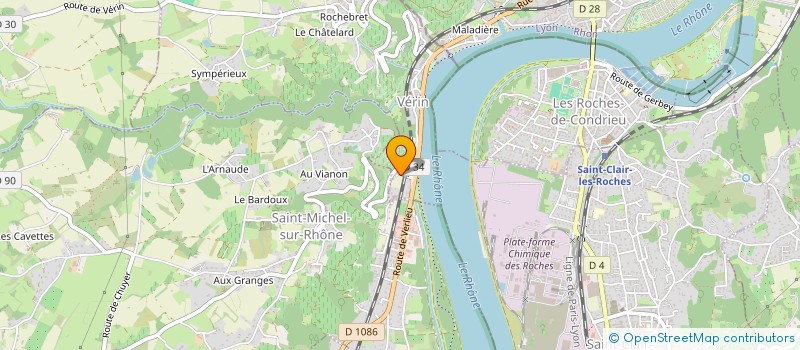 localisation de l'entreprise OLI FACTORY  SAINT-CLAIR-DU-RHONE