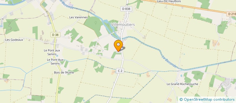 localisation de l'entreprise OLI FIRM  VILLEMOUTIERS