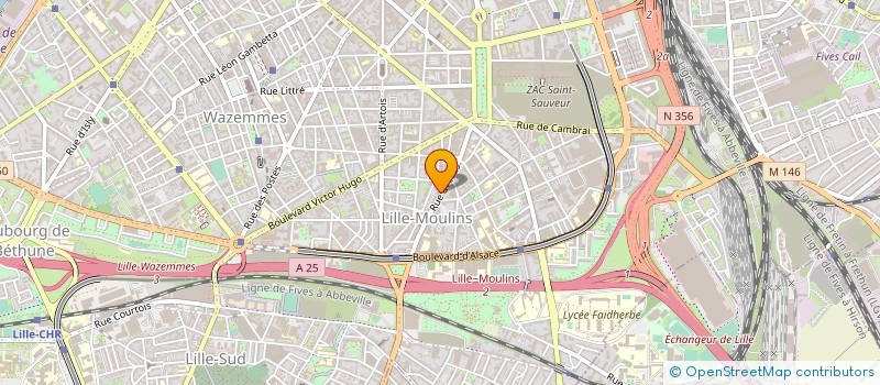 localisation de l'entreprise OLI-GAMES à LILLE