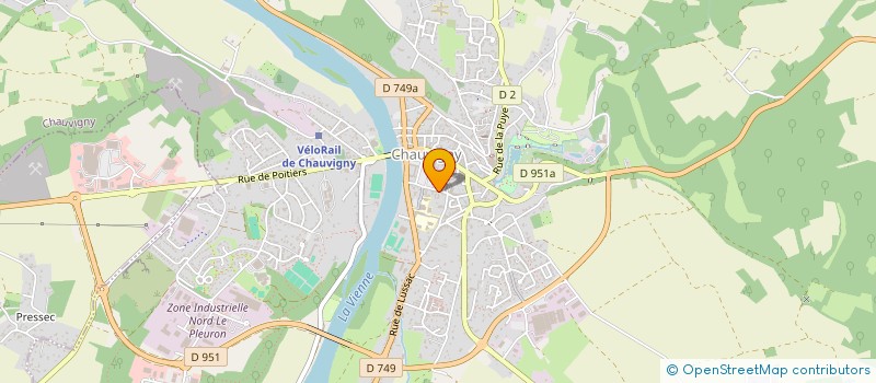 localisation de l'entreprise OLI-ISA  CHAUVIGNY