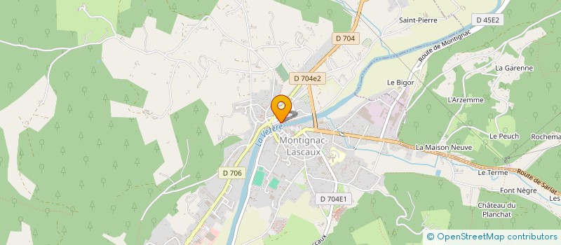 localisation de l'entreprise OLI MONTIGNAC à MONTIGNAC-LASCAUX