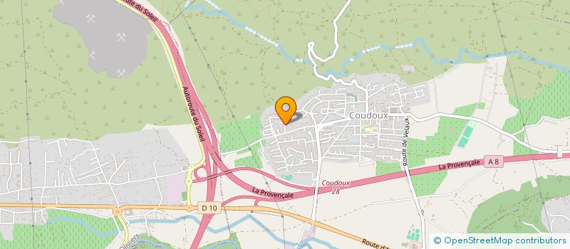 localisation de l'entreprise OLI-RIDE DE COUDOUX  COUDOUX