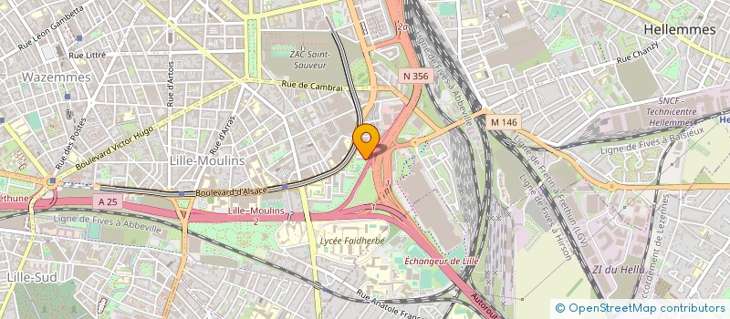 localisation de l'entreprise OLI-SERVICES à LILLE