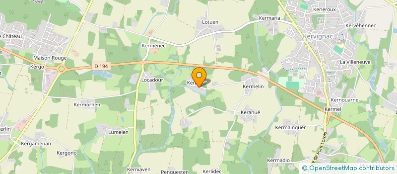 localisation de l'entreprise OLIA  KERVIGNAC