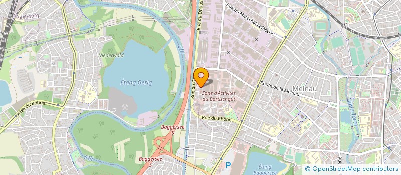 localisation de l'entreprise OLIAL à STRASBOURG