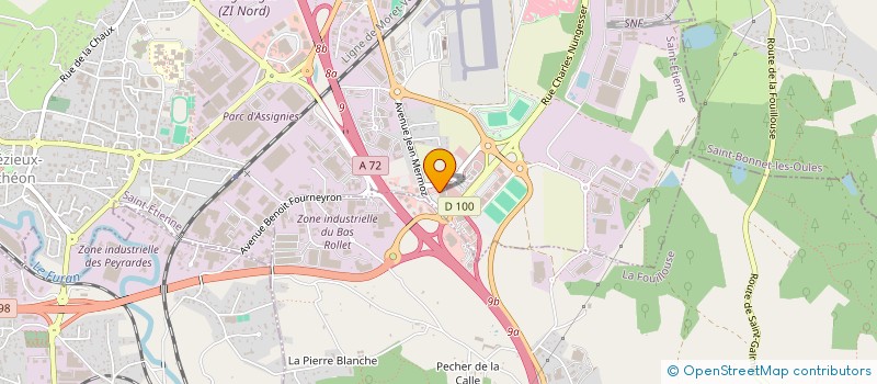 localisation de l'entreprise OLIAM IMMOBILIER  ANDREZIEUX-BOUTHEON