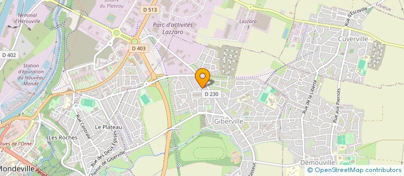 localisation de l'entreprise OLIANDRE à GIBERVILLE