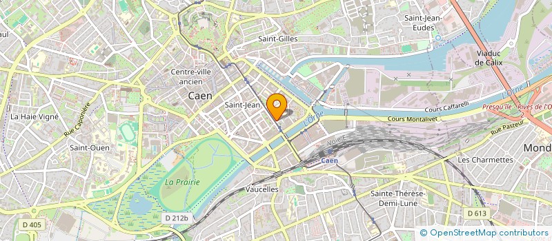 localisation de l'entreprise OLIANE à CAEN
