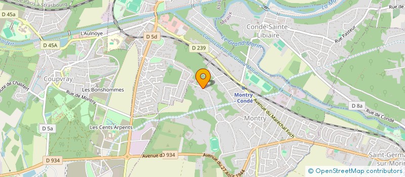 localisation de l'entreprise OLIANNE 1  MONTRY