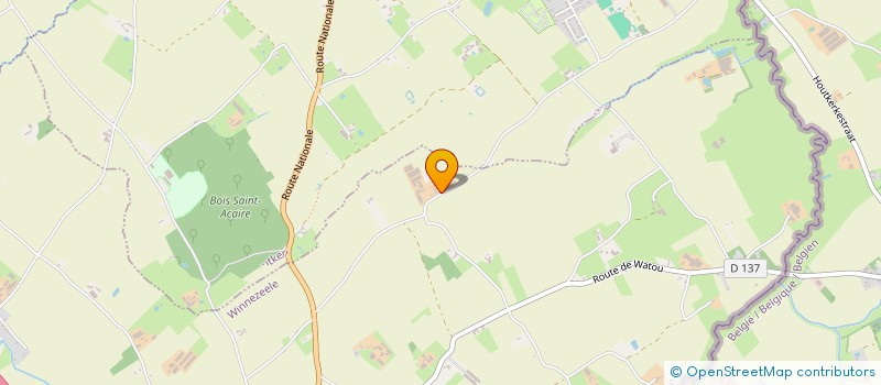 localisation de l'entreprise OLIANNE  WINNEZEELE